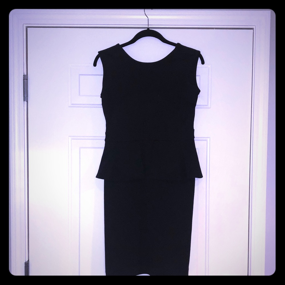 The Limited Black Peplum Dress